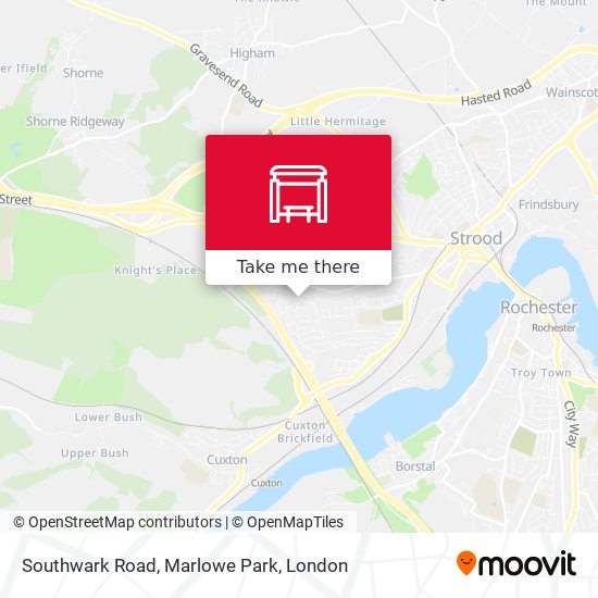Southwark Road, Marlowe Park map