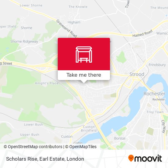 Scholars Rise, Earl Estate map