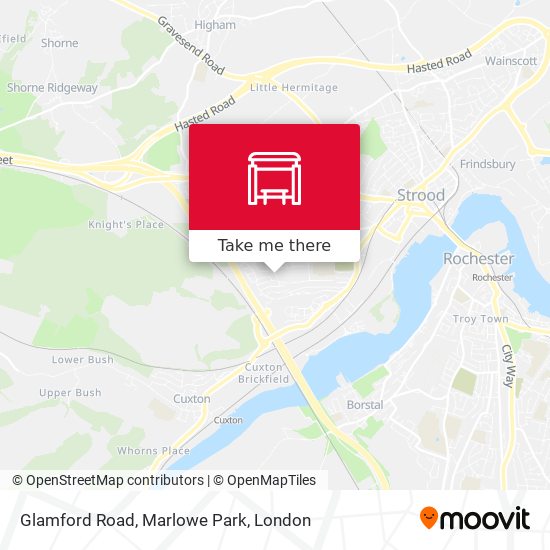 Glamford Road, Marlowe Park map