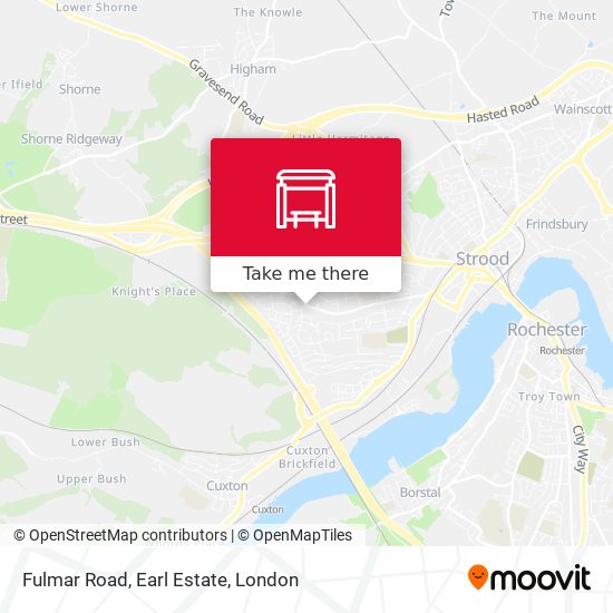 Fulmar Road, Earl Estate map