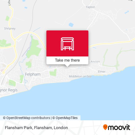 Flansham Park, Flansham map
