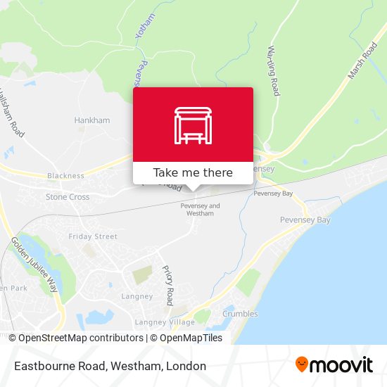 Eastbourne Road, Westham map