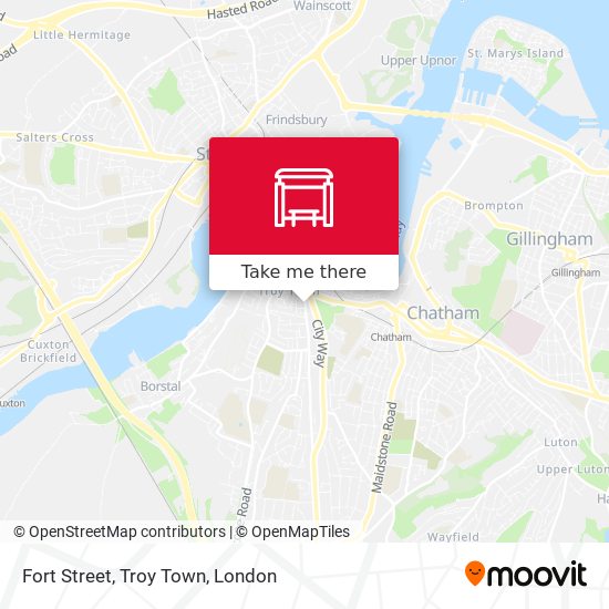 Fort Street, Troy Town map
