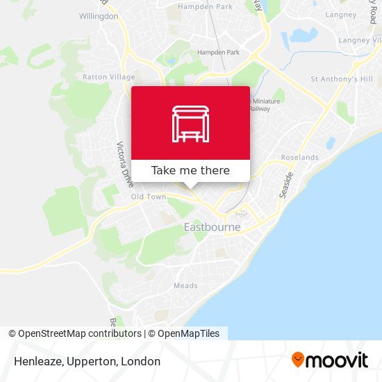 Henleaze, Upperton map