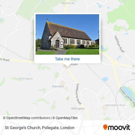 St George's Church, Polegate map
