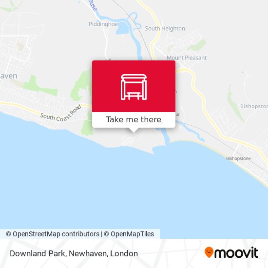 Downland Park, Newhaven map