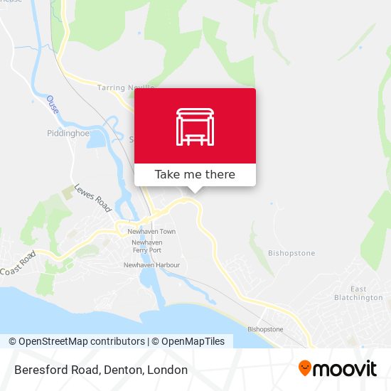 Beresford Road, Denton map