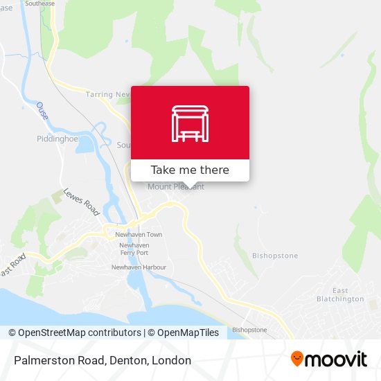 Palmerston Road, Denton map