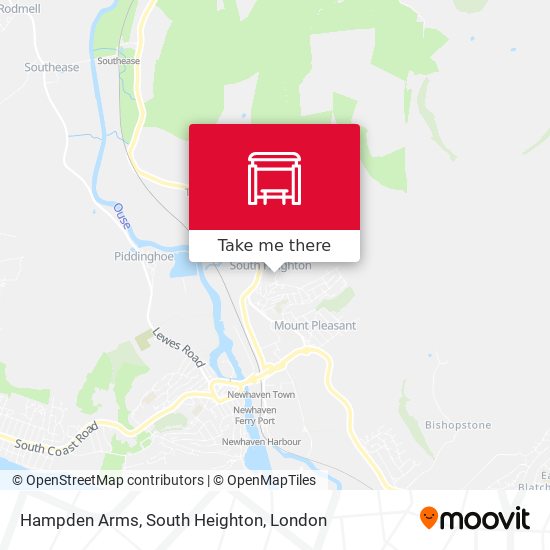 Hampden Arms, South Heighton map