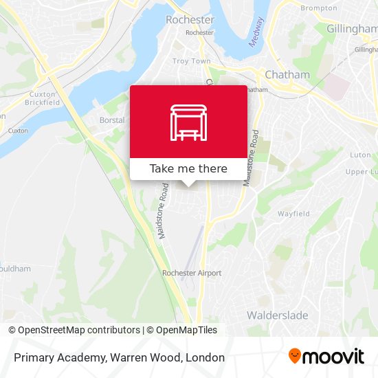 Primary Academy, Warren Wood map