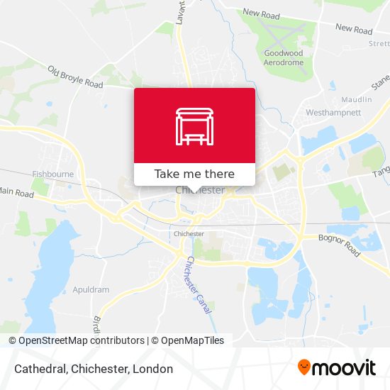 Cathedral, Chichester map