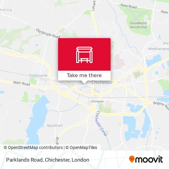 Parklands Road, Chichester map