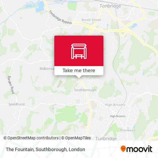 The Fountain, Southborough map