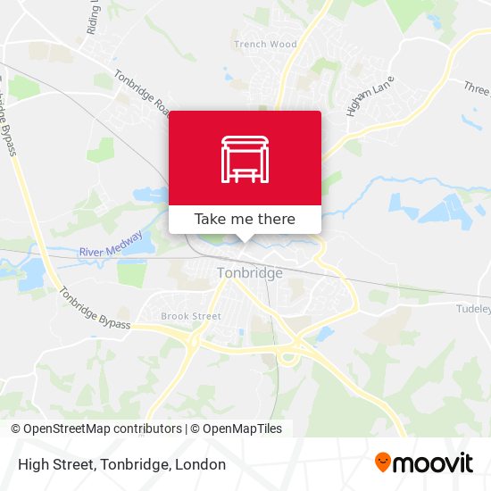 High Street, Tonbridge map
