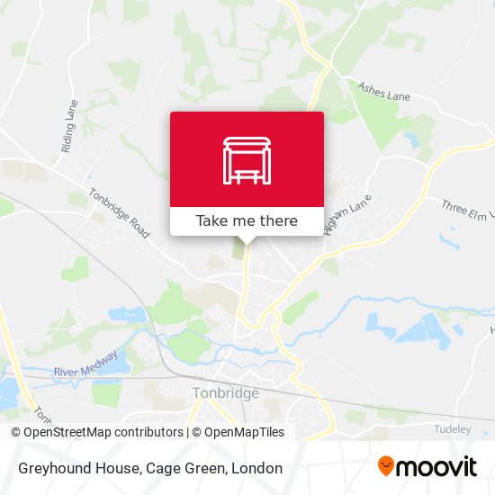 Greyhound House, Cage Green map