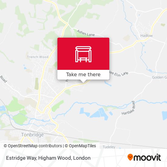 Estridge Way, Higham Wood map