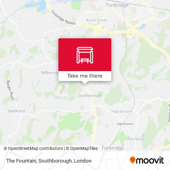 The Fountain, Southborough map