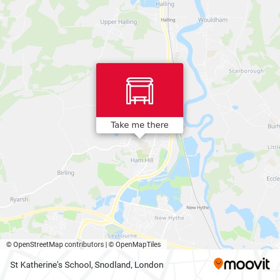 St Katherine's School, Snodland map