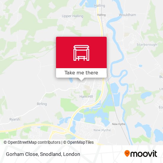 Gorham Close, Snodland map