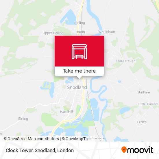 Clock Tower, Snodland map