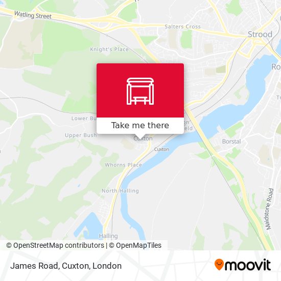 James Road, Cuxton map
