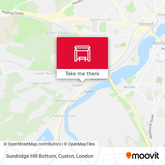 Sundridge Hill Bottom, Cuxton map