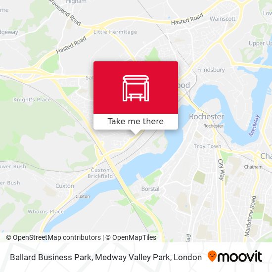 Ballard Business Park, Medway Valley Park map