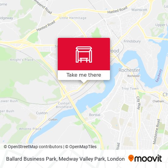 Ballard Business Park, Medway Valley Park map