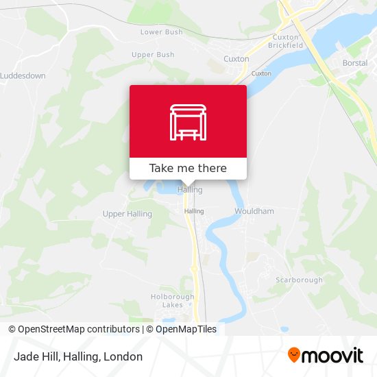 Jade Hill, Halling map