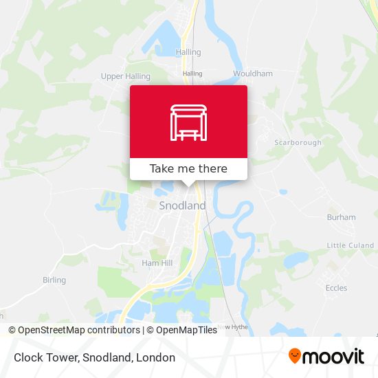 Clock Tower, Snodland map