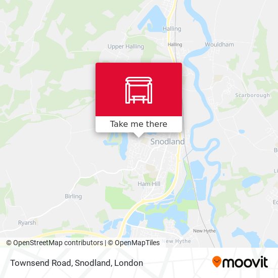 Townsend Road, Snodland map