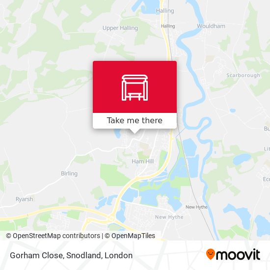 Gorham Close, Snodland map