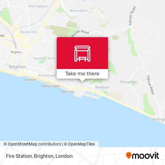 Fire Station, Brighton map