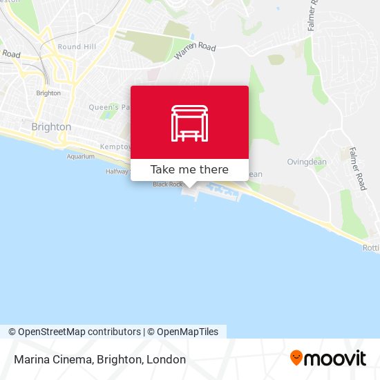 Marina Cinema, Brighton map