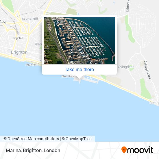 Marina, Brighton map