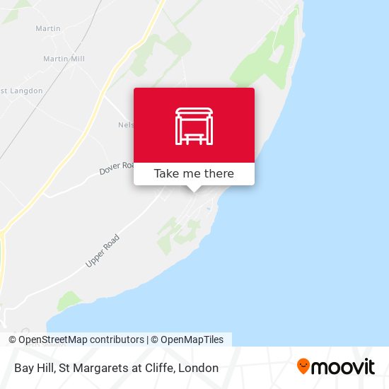 Bay Hill, St Margarets at Cliffe map