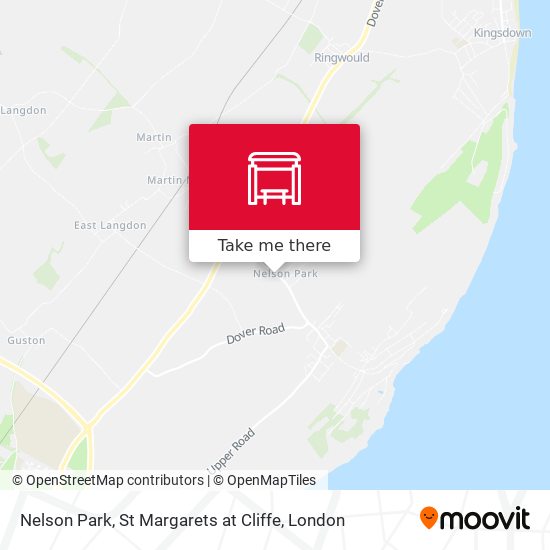 Nelson Park, St Margarets at Cliffe map
