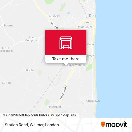 Station Road, Walmer map
