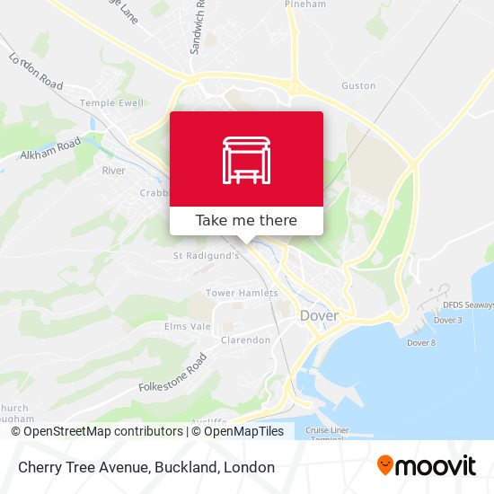 Cherry Tree Avenue, Buckland map