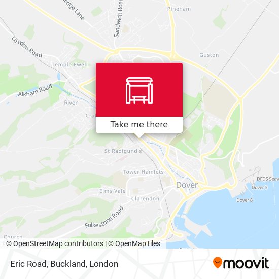 Eric Road, Buckland map