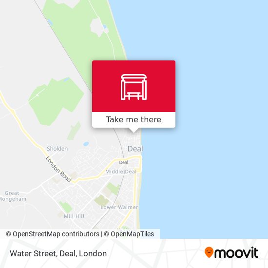 Water Street, Deal map