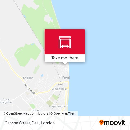 Cannon Street, Deal map