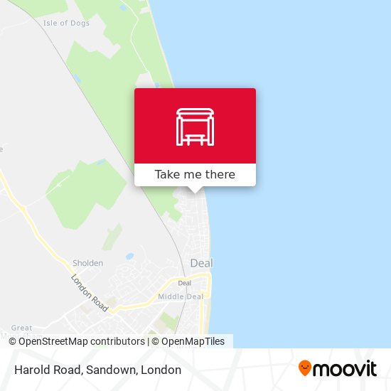 Harold Road, Sandown map