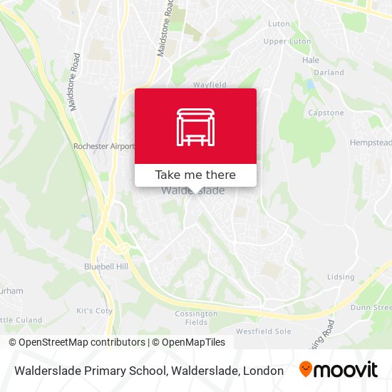Walderslade Primary School, Walderslade map