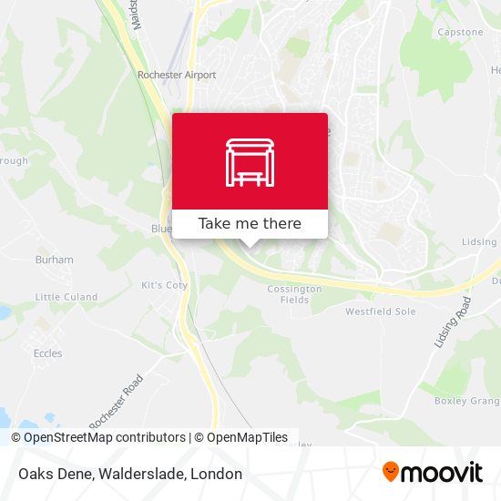 Oaks Dene, Walderslade map