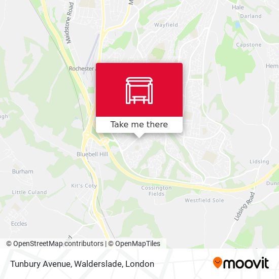 Tunbury Avenue, Walderslade map
