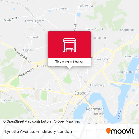 Lynette Avenue, Frindsbury map