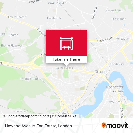 Linwood Avenue, Earl Estate map