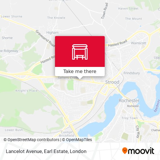 Lancelot Avenue, Earl Estate map