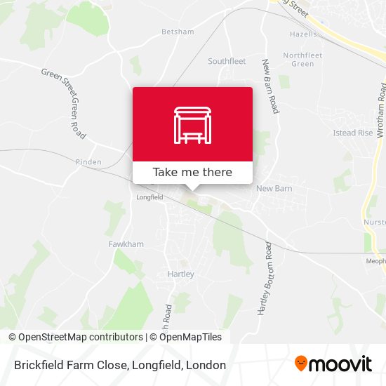 Brickfield Farm Close, Longfield map